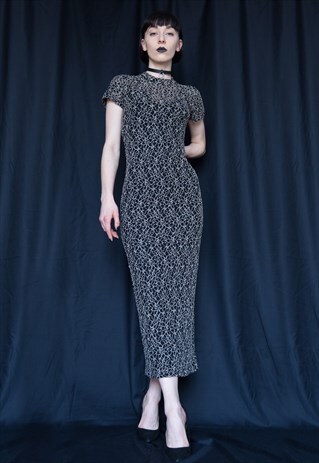 GRUNGE VINTAGE 90'S MAXI DRESS