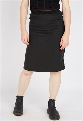 VINTAGE BLACK VALENTINO SKIRT