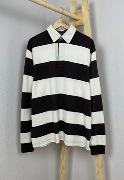 Mens GANT Long Sleeve Rugby Shirt Size XL