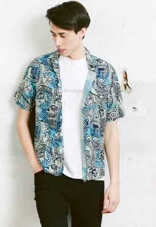 VINTAGE 90S PATTERNED SHIRT