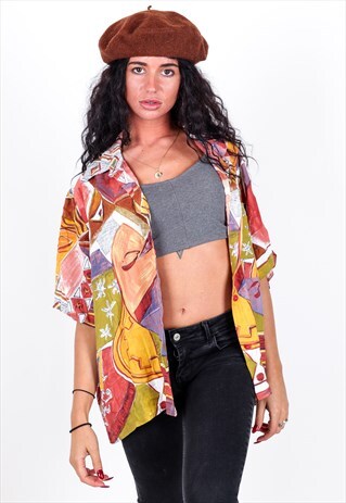 VINTAGE PATTERNED SHIRT S1131