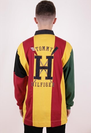 90S VINTAGE TOMMY HILFIGER LONG SLEEVED TOP AA10176