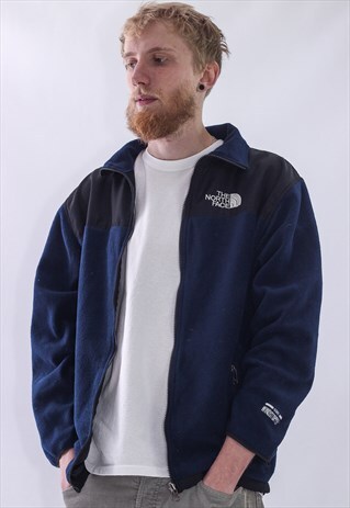 VINTAGE MENS THE NORTH FACE FLEECE GORE-TEX FULL ZIP JACKET