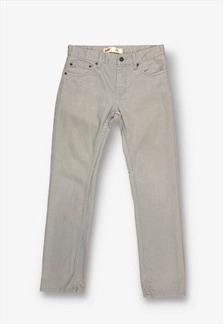Vintage Levi's 511 Slim Fit Boyfriend Jeans Grey W28 BV20012
