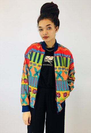 VINTAGE FESTIVAL 80S RAVE WINDBREAKER JACKET