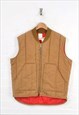 Vintage Walls Blizzard Pruf Workwear Vest Gilet Insulated XL