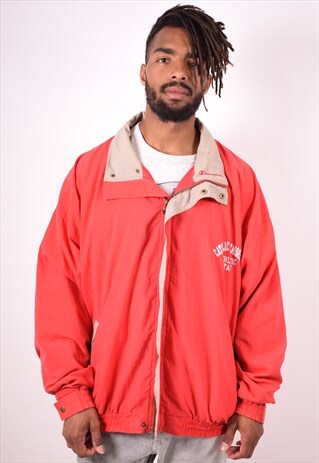 CHAMPION MENS VINTAGE JACKET 2XL RED 90S