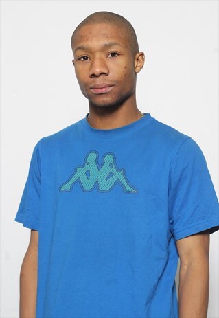 VINTAGE KAPPA LOGO T-SHIRT BLUE