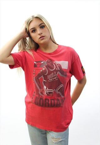 90S STARTER MICHAEL JORDAN SINGLE STITCH T-SHIRT (M)