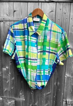 Neons 90s indie boho baggy tunic blouse 