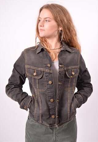 VINTAGE LEE DENIM JACKET BLACK