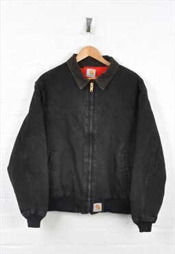Vintage Carhartt Sante Fe Jacket Black Large
