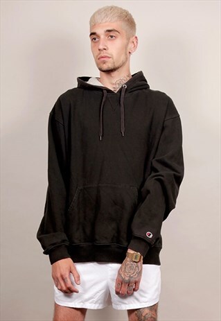 VINTAGE CHAMPION 90'S BLACK HOODIE