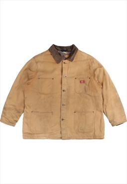 Vintage 90's Dickies Workwear Jacket Heavyweight Button Up