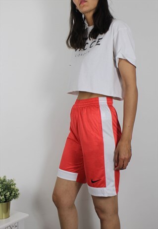 VINTAGE NIKE SHORTS W TICK LOGO FRONT