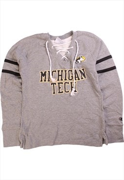 Vintage 90's Champion Sweatshirt Michigan Tech Ice Hockey