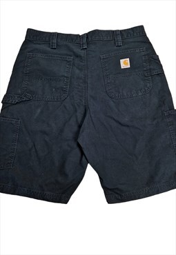 Men's Carhartt Carpenter Cargo Shorts in Black Size W36