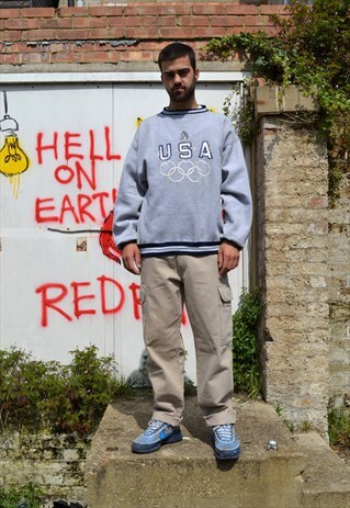 JC PENNY USA OLYMPIC CREW NECK