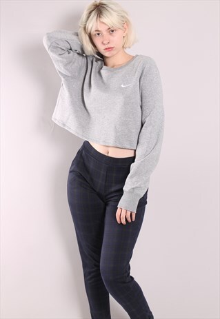 VINTAGE NIKE REWORKED CROPPED SWEATSHIRT