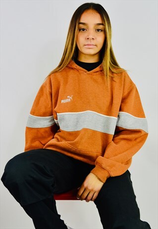 VINTAGE PUMA EMBROIDERED HOODIE