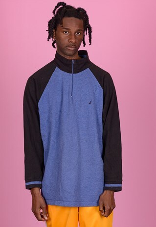 VINTAGE NAUTICA 1/4 ZIP SWEATSHIRT