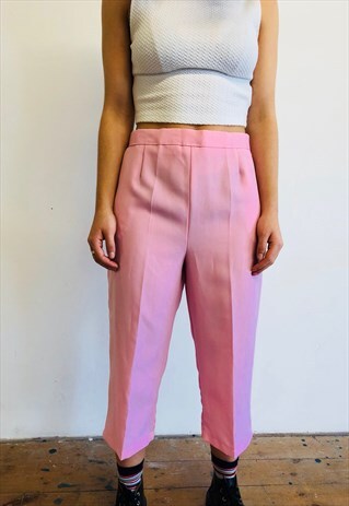 PINK CAPRI PANTS