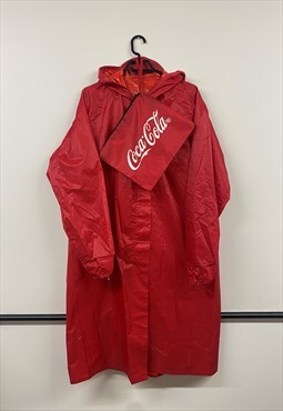 90s Coca Cola Mac Coat and Matching Bag