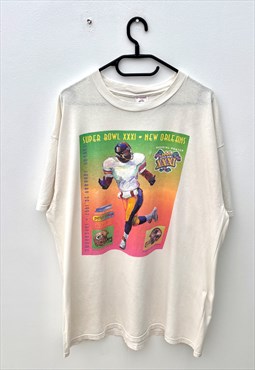 Vintage Super Bowl 1997 white NFL T-shirt XL 
