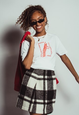 BANKSIDE HAND GRAPHIC T-SHIRT WHITE