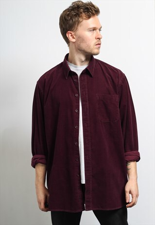 VINTAGE CORDUROY SHIRT PURPLE
