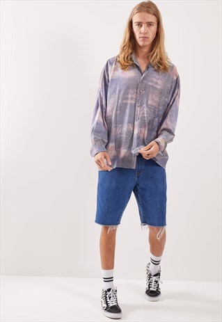 VINTAGE PATTERNED FESTIVAL LONG SLEEVE SHIRT