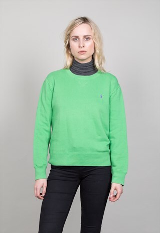 LIME GREEN 90'S VINTAGE RALPH LAUREN SWEATER