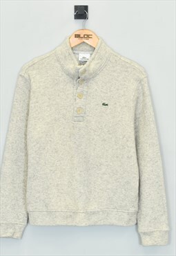 Vintage Lacoste Sweatshirt Grey XSmall