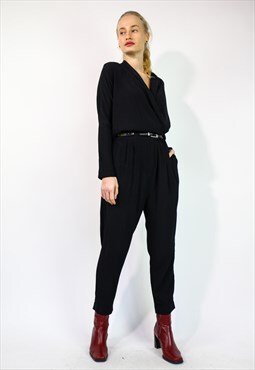 Ganni Elegant Jumpsuit in Black Large 