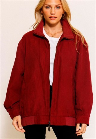 VINTAGE 90'S RED BOMBER JACKET