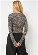 SKINNYDIP LONDON MATRIX TEXT PRINT BODYSUIT WITH CUT OUTS