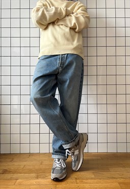Vintage LEVIS Jeans 80s Washed Blue / Orange Tab