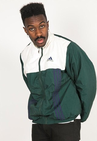 VINTAGE 80S USA ADIDAS SHELL SPORT JACKET / S0035