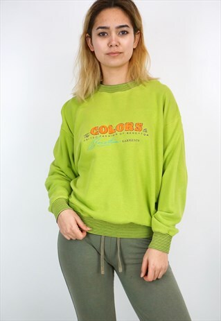 VINTAGE 90'S UNITED COLORS OF BENETTON SWEATSHIRT