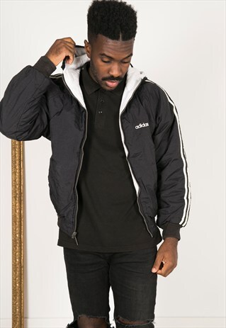 VINTAGE 80S USA ADIDAS SPORT PUFFER JACKET / R061