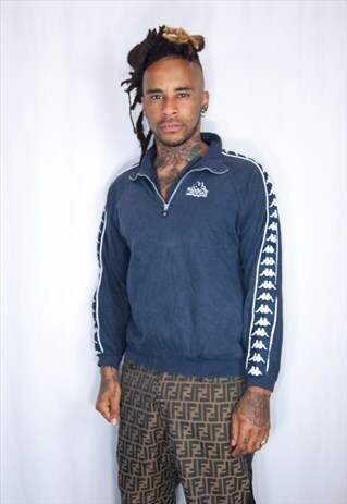 KAPPA ZIP VINTAGE SWEATSHIRT