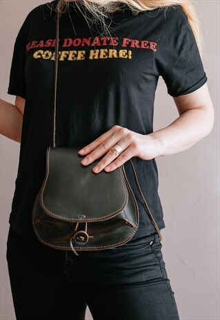 VINTAGE 70S BOHO LEATHER BAG