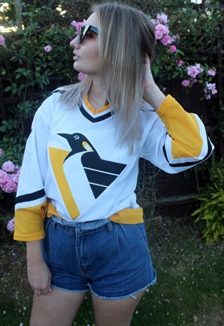 VINTAGE PITTSBURGH PENGUINS NHL HOCKEY JERSEY