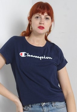Vintage Champion T-Shirt Blue