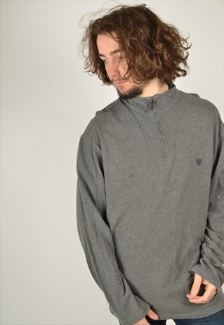 VINTAGE CHAPS RALPH LAUREN SWEATSHIRT IN GREY