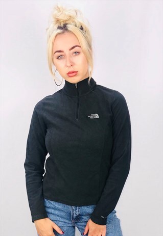 VINTAGE THE NORTH FACE 1/4 ZIP UP FLEECE