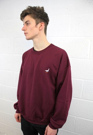 G&G UNISEX MAROON GOOSE SWEATSHIRT