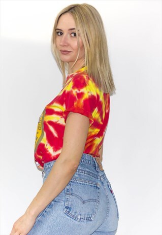 VINTAGE RAINBOW TIE DYE T-SHIRT