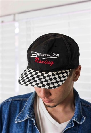 VINTAGE BRISTOW'S RACING CAP LOGO 90S ONE SIZE 2.7