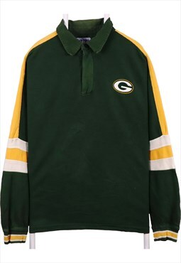 Vintage 90's Pro Line Jumper Green Bay Packers Button Up NFL